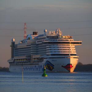 Naturstimmung an der Elbe in Hamburg