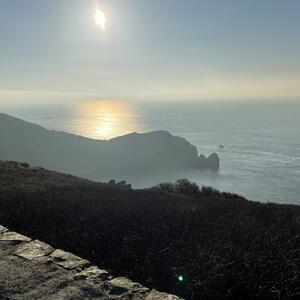 Küstenpanorama bei Cherbourg
