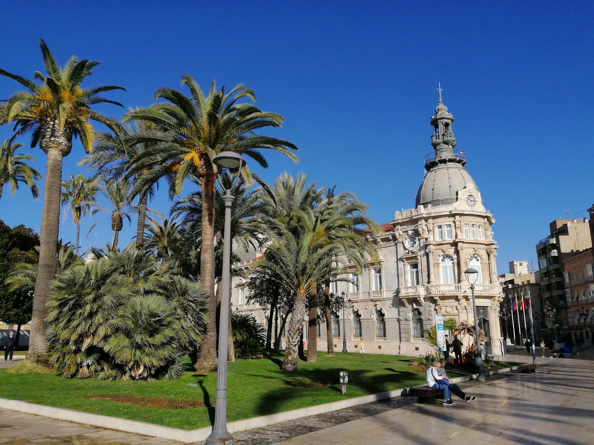 Cartagena mit Hafen und Altstadt
