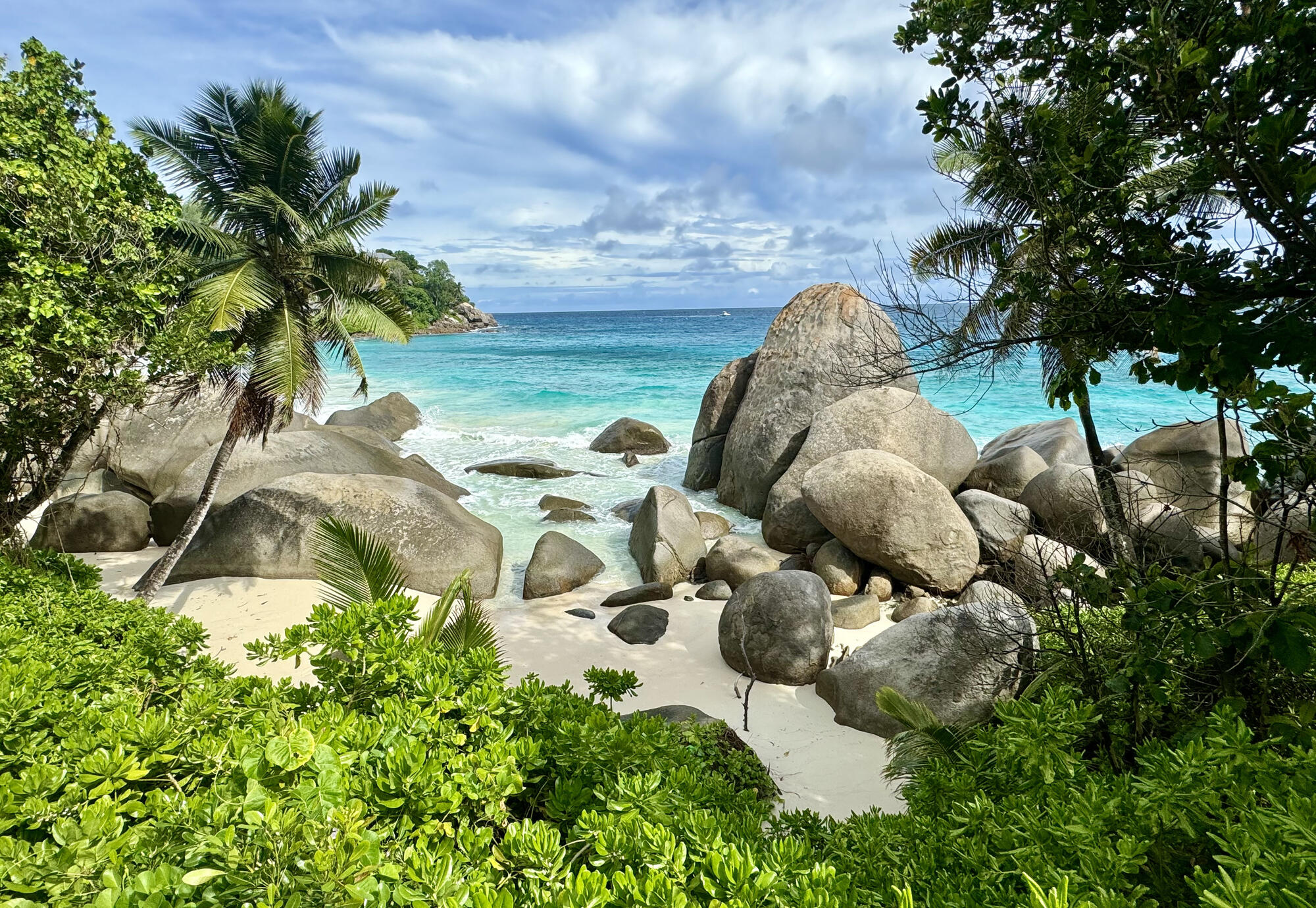 Seychellen-Panorama als Höhepunkt der Route
